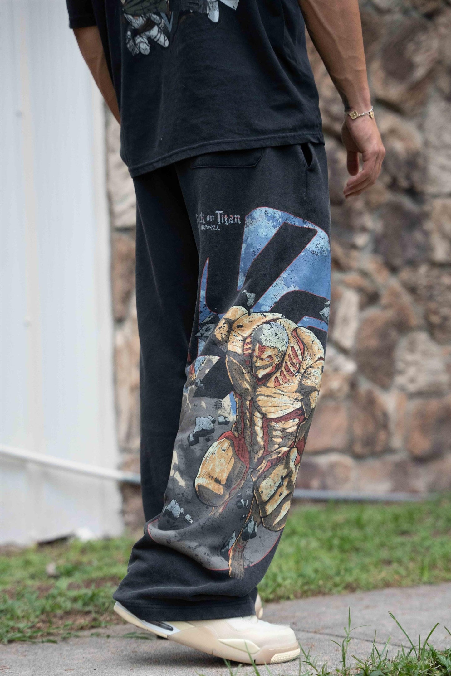 2128 - AOT?  x YLA Baggy Joggers